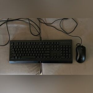 Razer Black Gaming Keyboard & Mouse